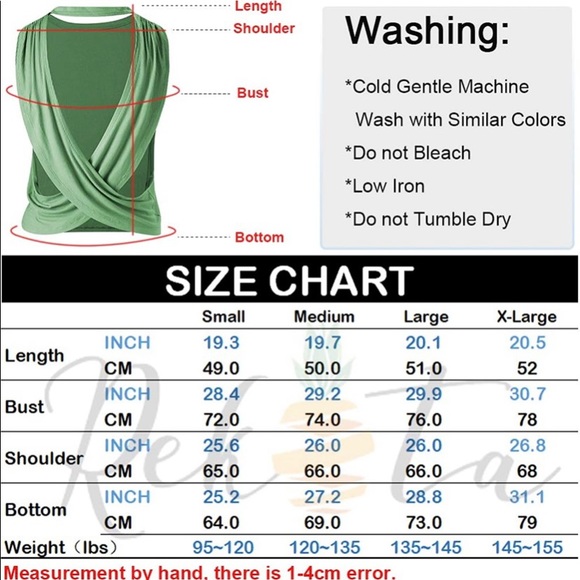 Backless and sleeveless tank top. Workout or yoga top. Brand new in package - Picture 8 of 8